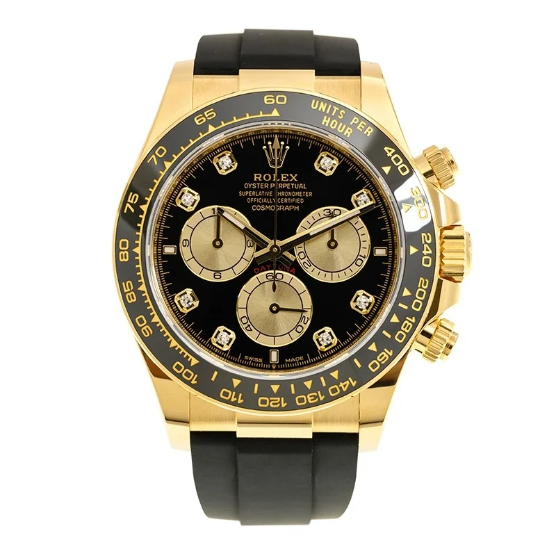 Superclone Rolex Daytona 40 mm Black Dial Yellow Gold 126518LN - Image 2