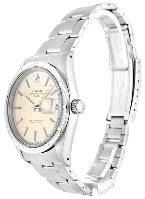 Rolex Oyster Perpetual Date 34mm Silver Dial 15210 - Image 2