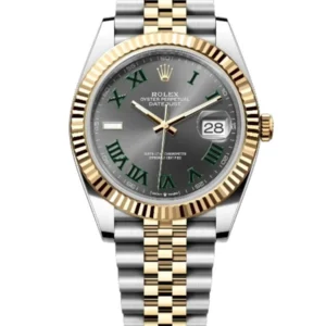 Superclone Rolex Datejust 41mm Rhodium Dial 126333  Wimbledon  Flutted / Jubilee
