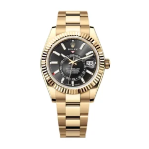 Superclone Rolex Sky-Dweller 42 mm Bright black Dial 336938