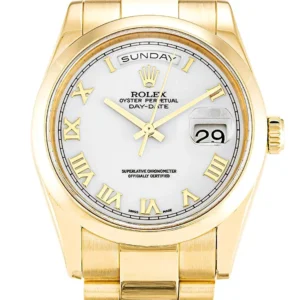 Rolex Day-Date 36mm White Dial 118208