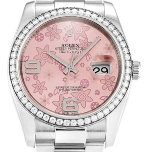 Rolex Datejust 36mm Pink Floral Dial 116244