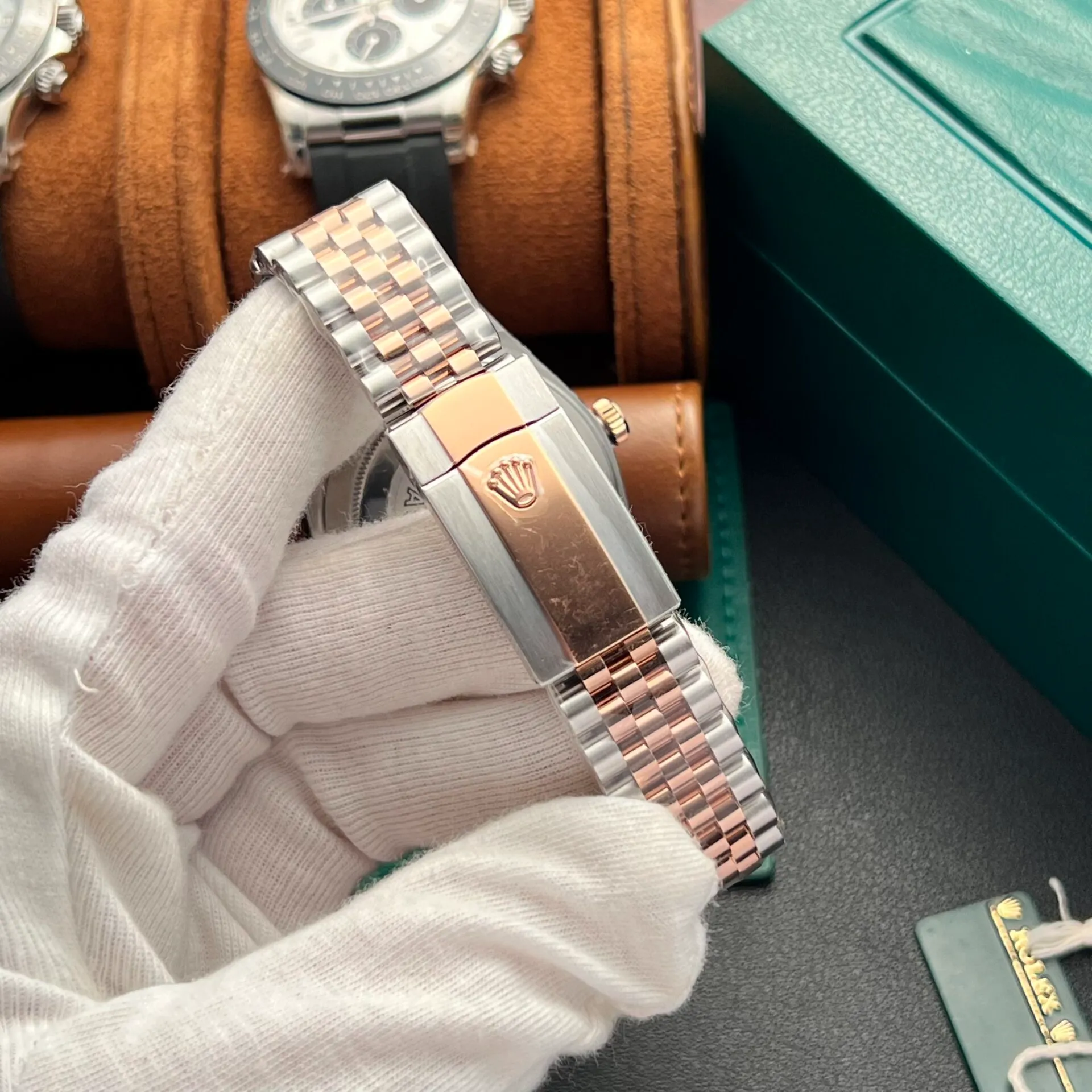 Superclone Rolex Datejust 41 mm Chocolate Dial 126331 Jubilee - Image 2