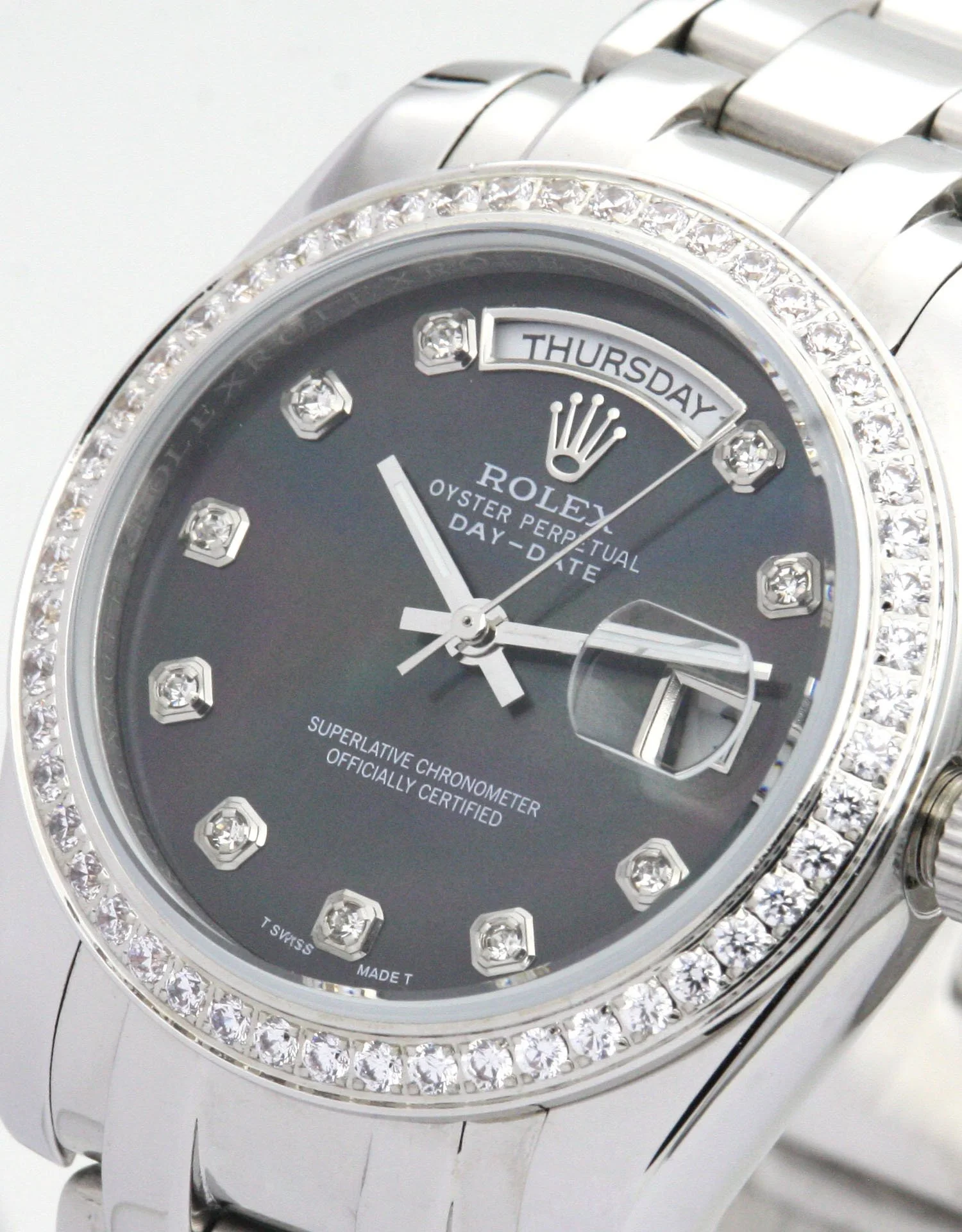 Rolex Day-Date 36mm Black Dial 118346 - Image 3