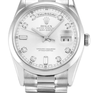 Rolex Day-Date II 40mm Silver Dial 218239