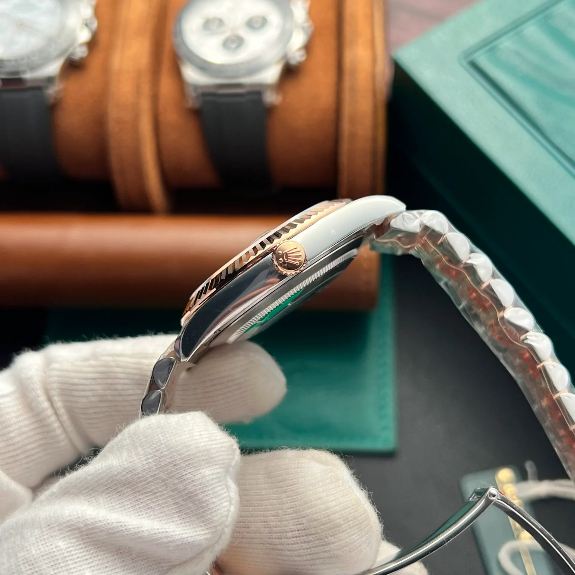 Superclone Rolex Datejust 41 mm Chocolate Dial 126331 Jubilee - Image 4