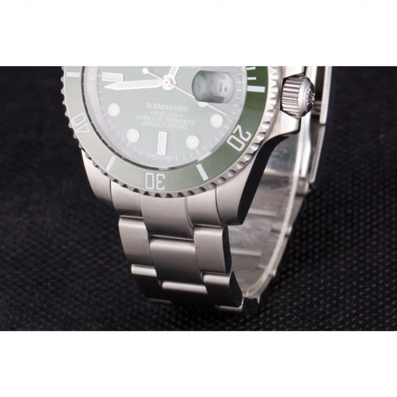 Superclone Rolex Submariner 40mm Green Dial Mechanism-SRL51 - Image 7