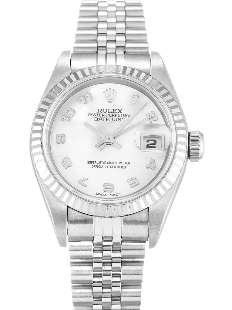 Rolex Lady-Datejust 26mm Mother of Pearl White Dial 79174