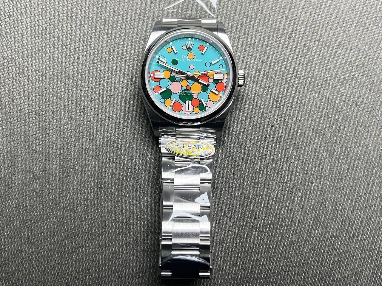 Superclone Rolex Day-Date 36 mm Turquoise Dial 126000 - Image 2