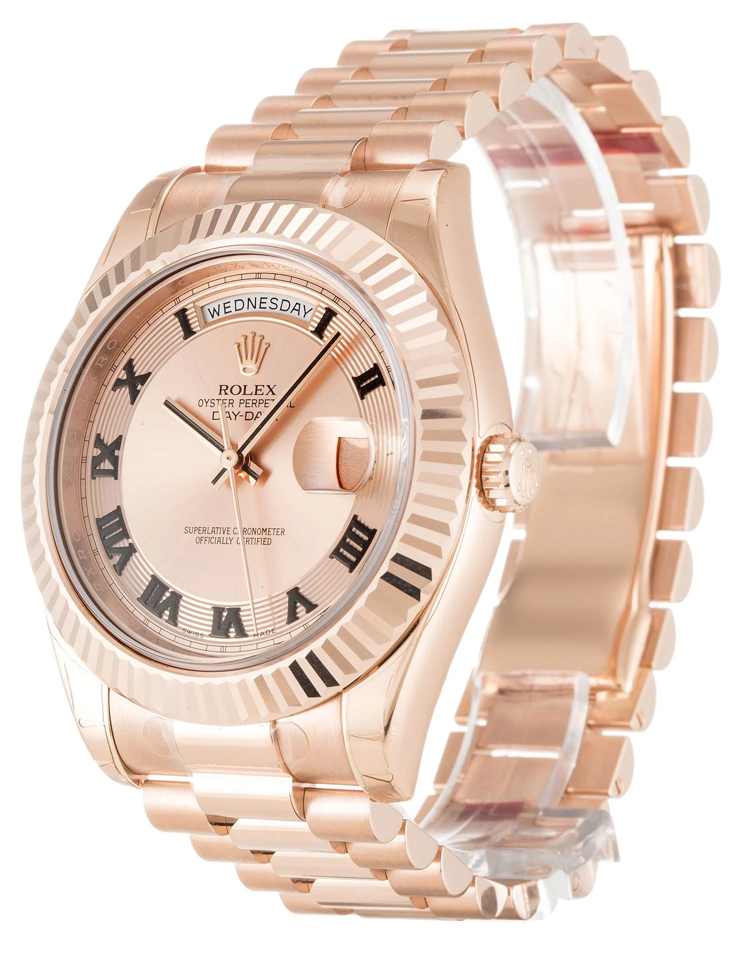 Rolex Day-Date II 40mm Rose Dial 218235 - Image 2