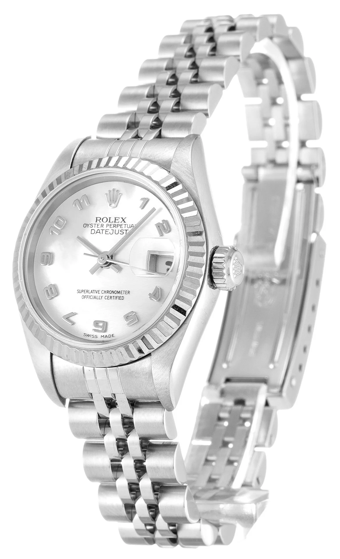 Rolex Lady-Datejust 26mm Mother of Pearl White Dial 79174 - Image 2
