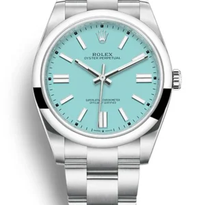 Rolex Oyster Perpetual 41mm Tiffany Blue Dial 124300