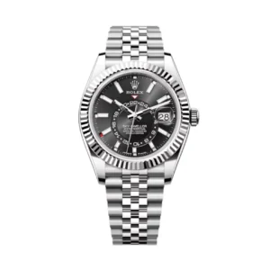 Superclone Rolex Sky-Dweller 42 mm Bright black Dial 336934 Jubilee