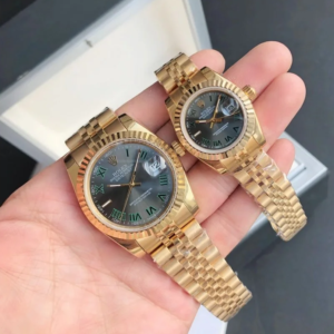 Couple Watches Rolex Datejust 36/28mm RG/RG Jubilee Bracelet