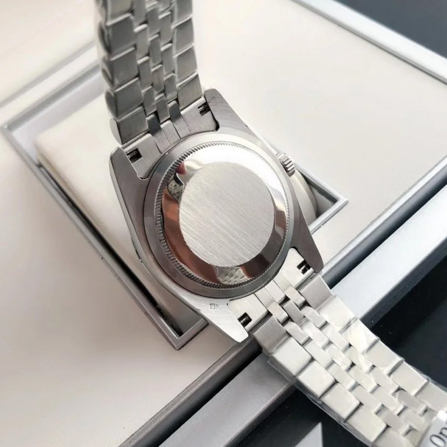 Couple Watches Rolex Datejust 36/28mm SS/SS Jub Grey/Rmn - Image 6