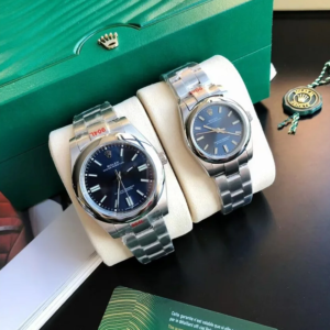 Couple Watches Rolex Oyster Perpetual 31/41mm SS/SS Blue/Stk