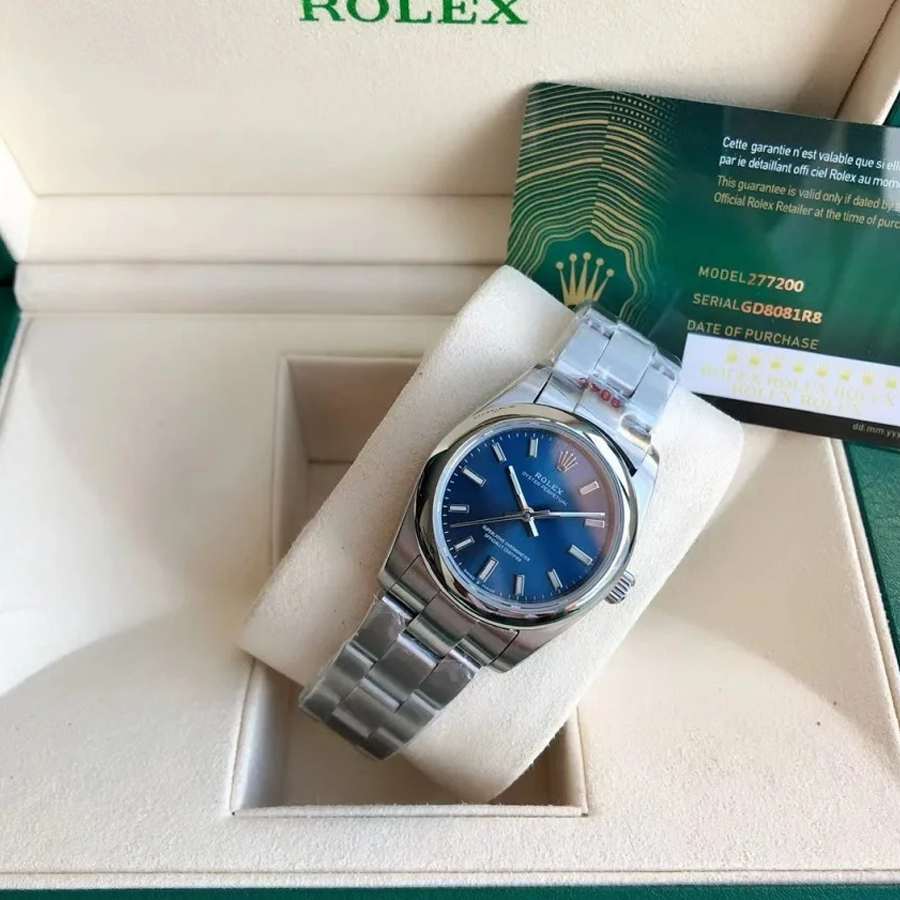 Couple Watches Rolex Oyster Perpetual 31/41mm SS/SS Blue/Stk - Image 5