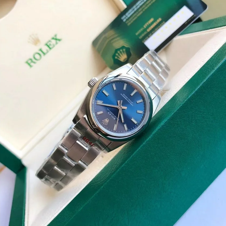 Couple Watches Rolex Oyster Perpetual 31/41mm SS/SS Blue/Stk - Image 7